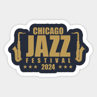 Chicago Jazz Festival 2024 Sticker